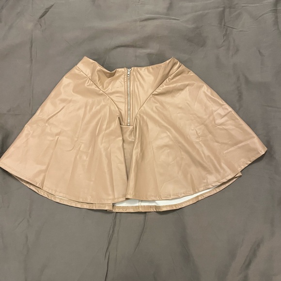 Fashion Nova Tan Circle Skirt - Picture 2 of 11